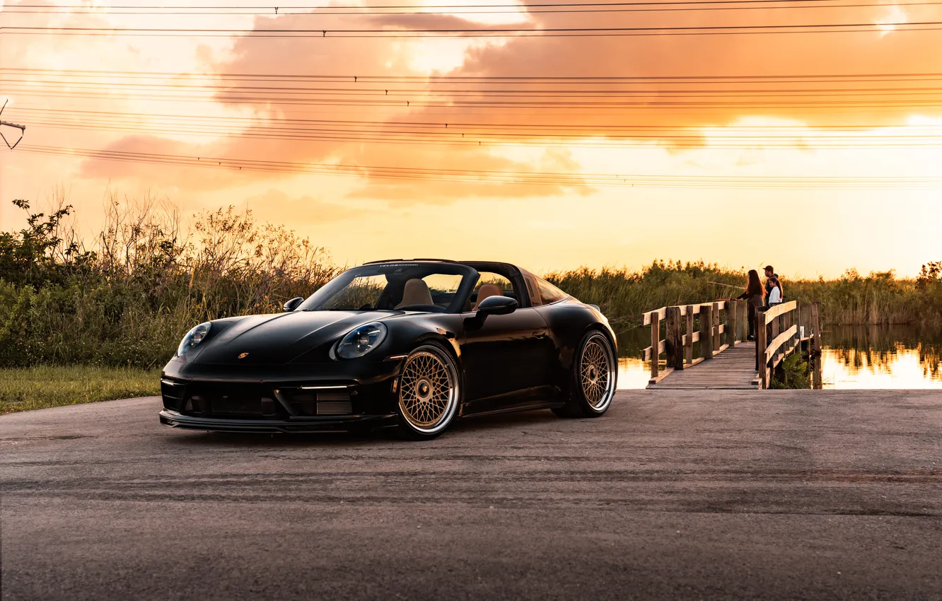 Фото обои Porsche, GTS, Targa 4, 992