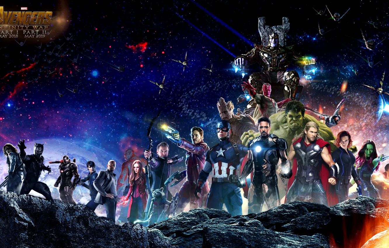 Фото обои марвел, супергерои, мстители: война бесконечности, avengers: infinity war