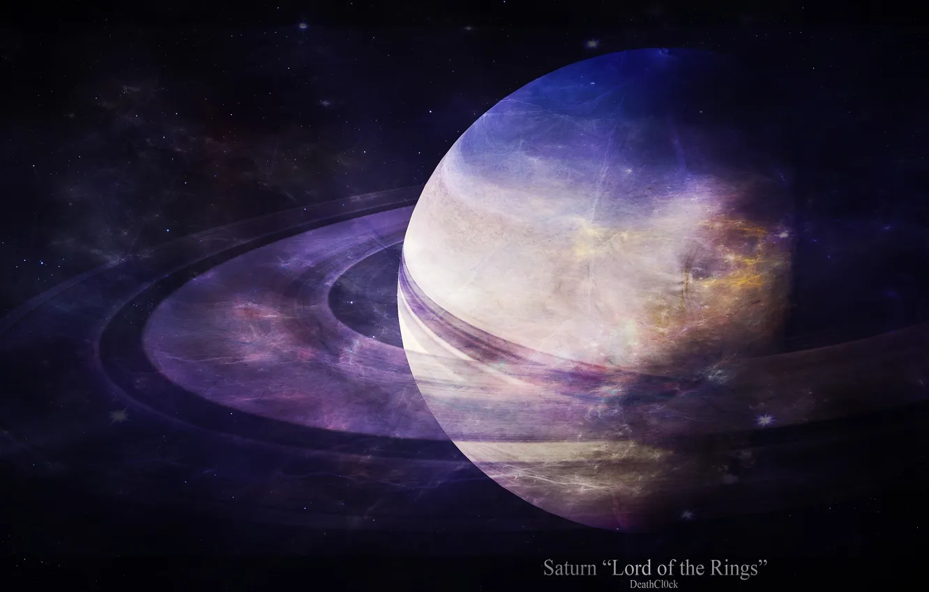Фото обои звезды, кольца, lord of the rings, газовый гигант, saturn