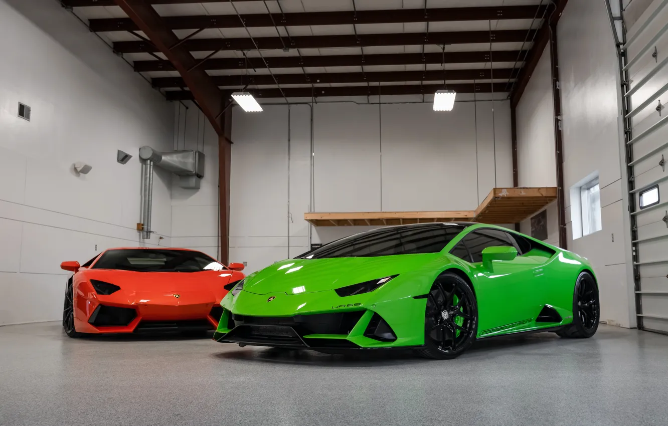 Фото обои LP700-4, Aventador, Huracan, Front view, LP640-4 Evo