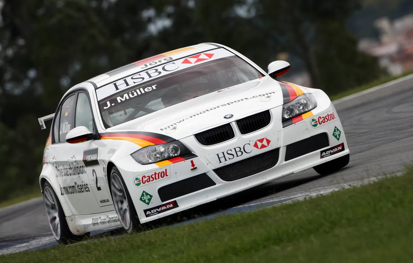 Фото обои машина, обои, BMW, гонки, WTCC, 3series