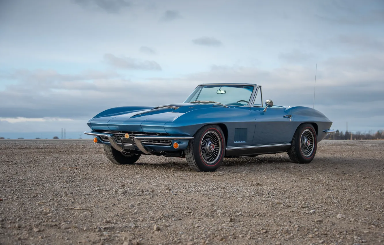 Фото обои Corvette, Chevrolet, sports car, 1967 Chevrolet Corvette Sting Ray