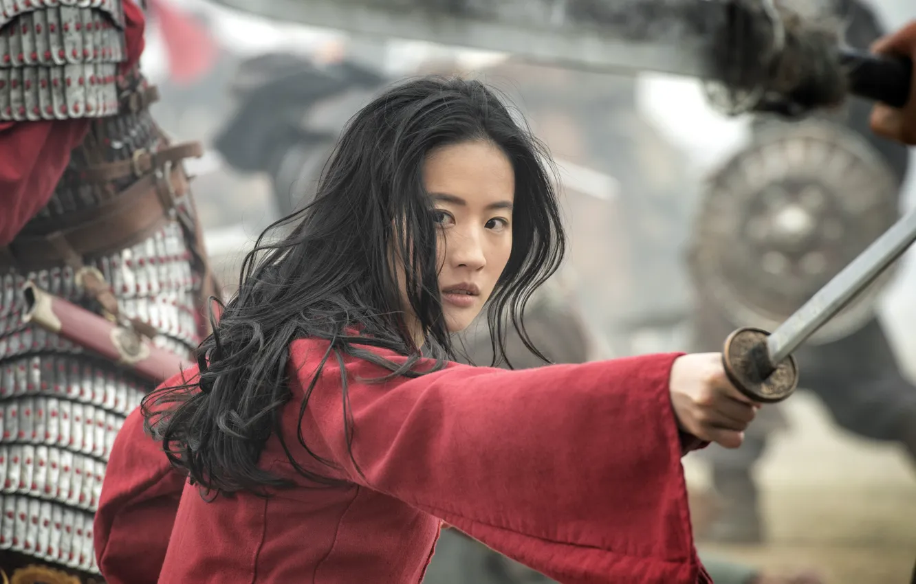 Фото обои Disney, Mulan, Yifei Liu