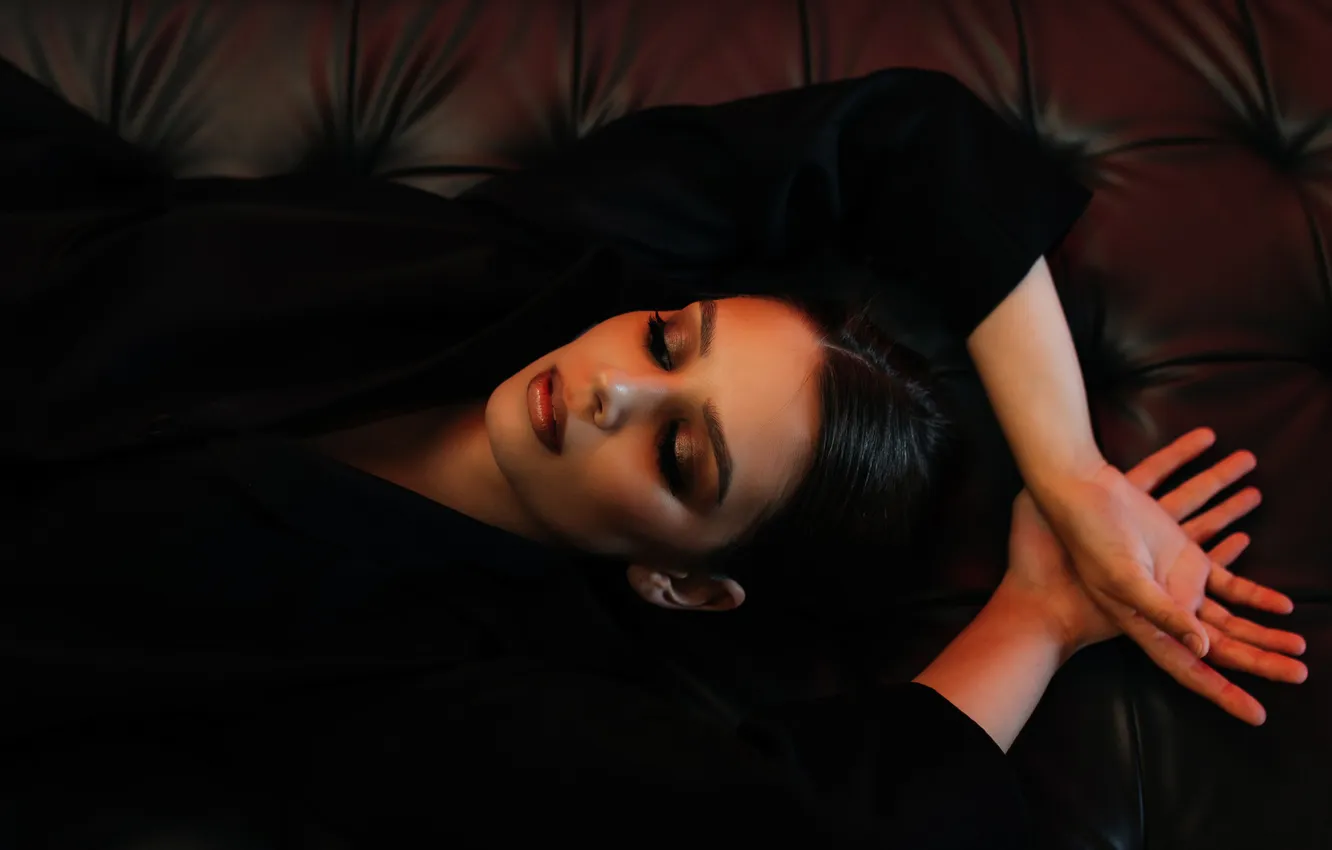 Фото обои портрет, Лилия, фотосессия, Алла Потоцкая