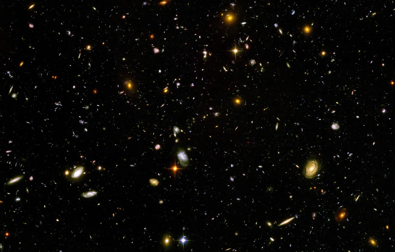 Фото обои вселенная, галактики, межгалактическое пространство