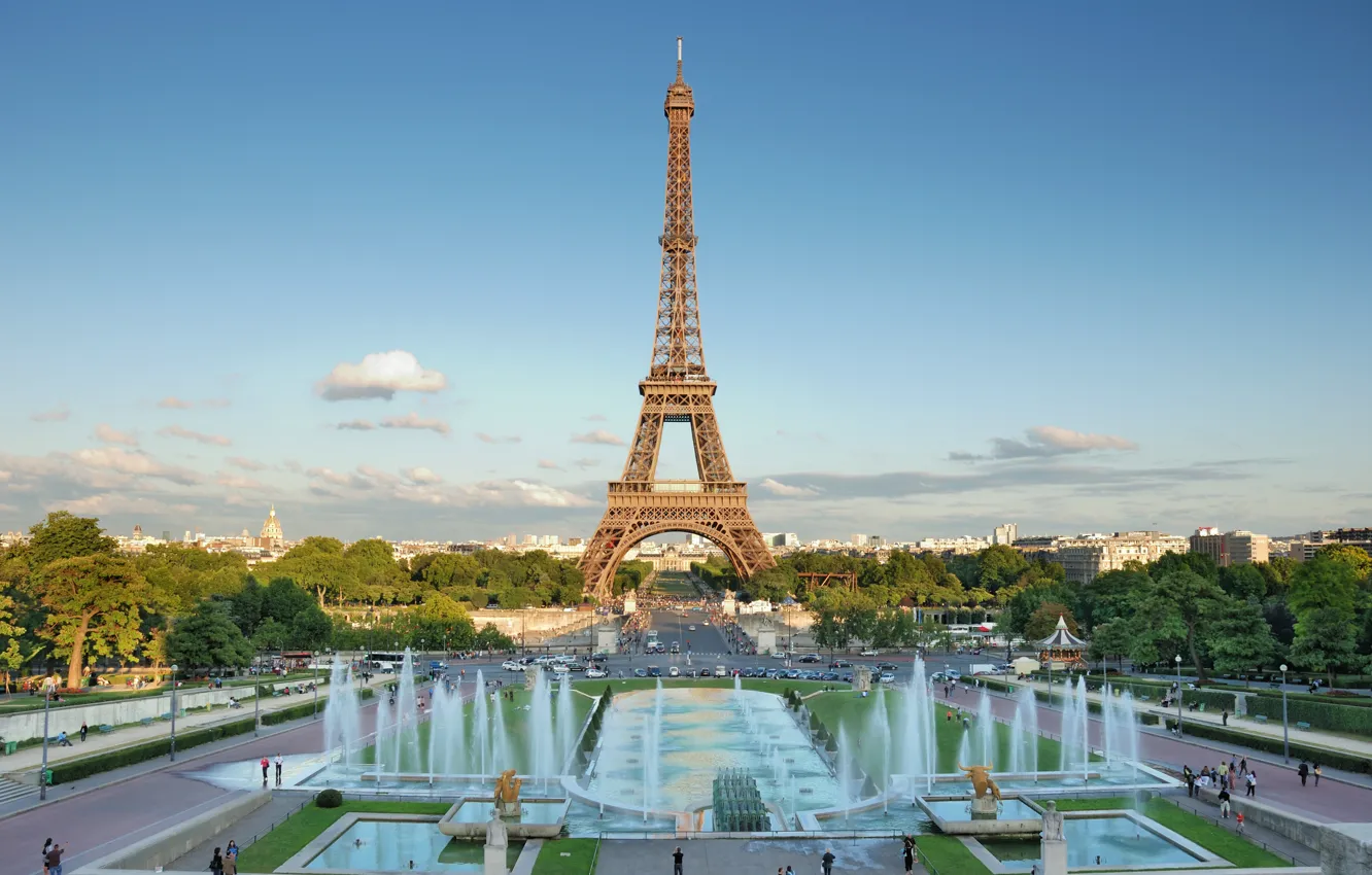 Фото обои эйфелева башня, Франция, Париж, paris, france
