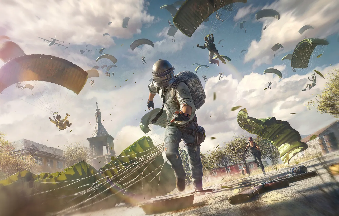 Фото обои игра, game, character, десант, персонаж, высадка, Special Force, PUBG