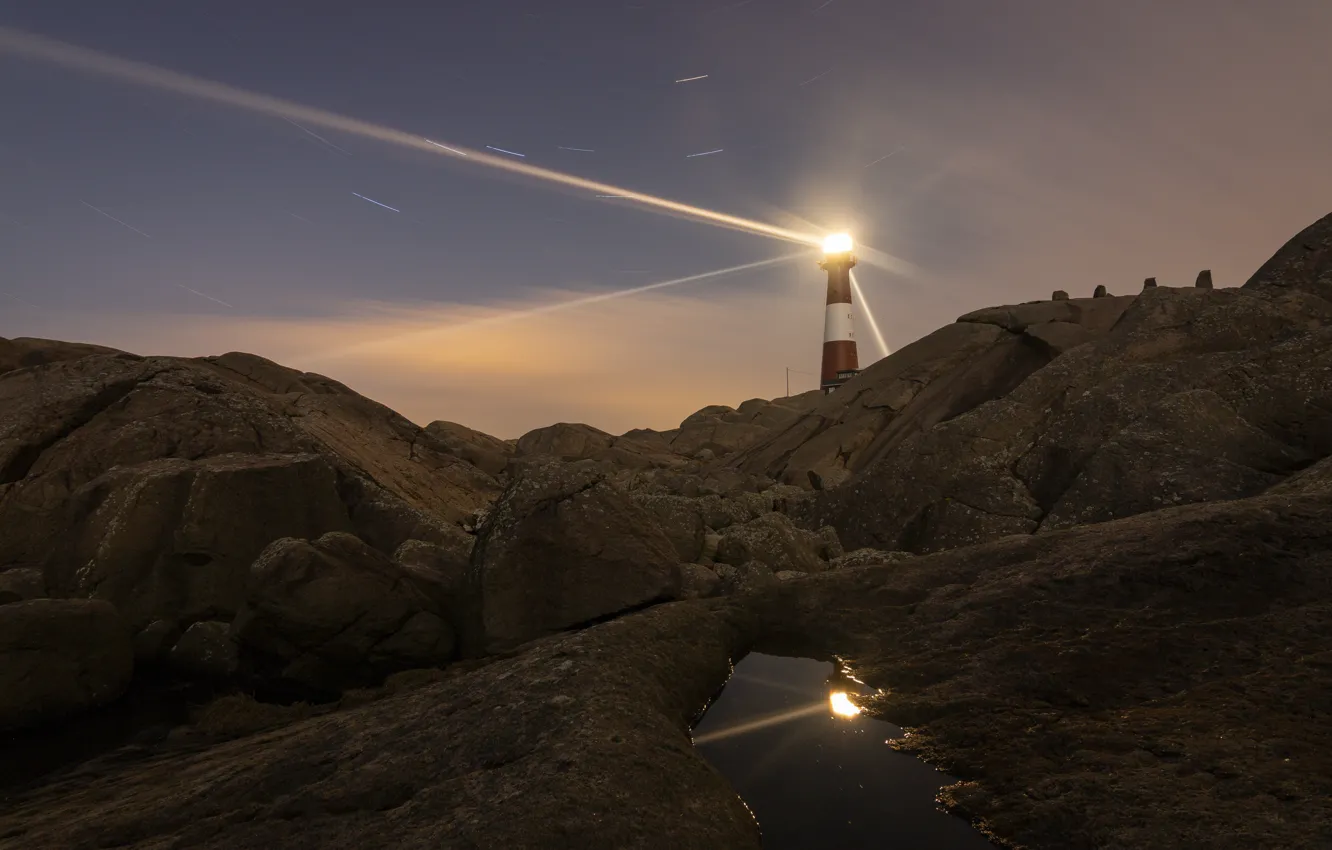 Фото обои маяк, Норвегия, Rogaland