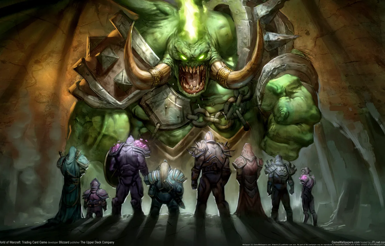 Фото обои Герои, WoW, World of Warcraft, Демон, Воины