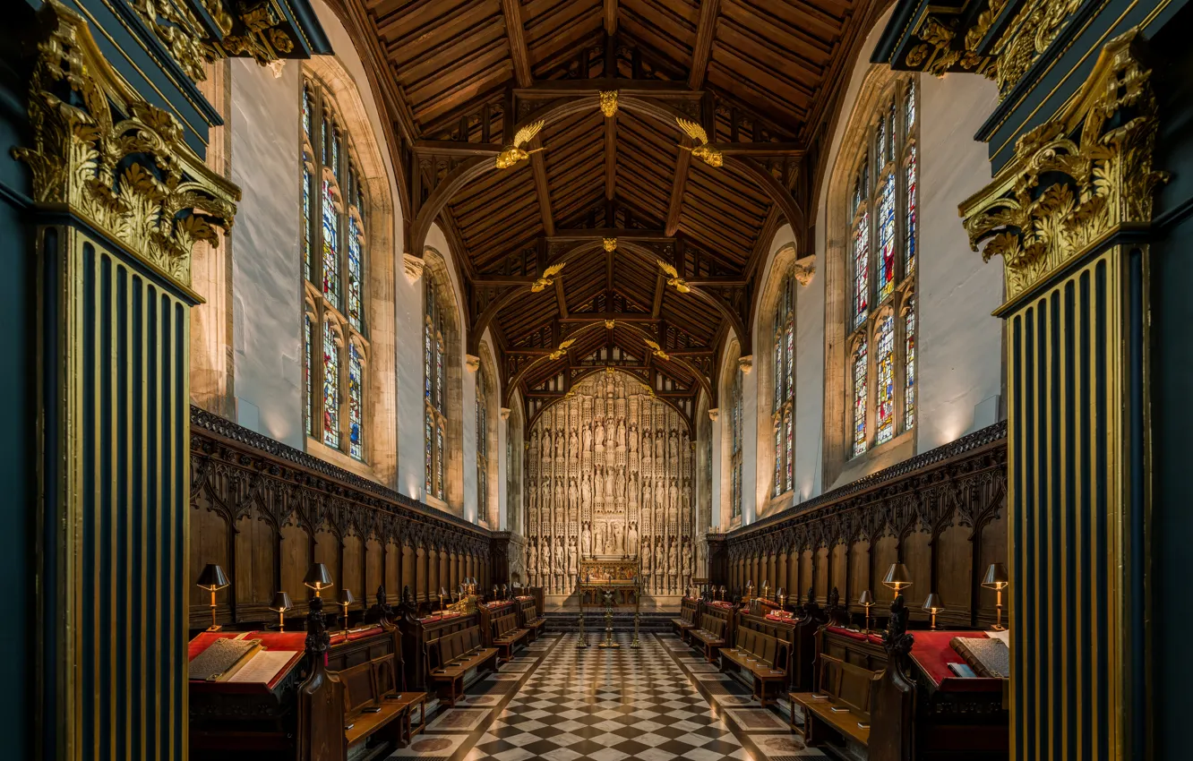 Фото обои Oxford, Diliff, All Souls College, Chapel Interior