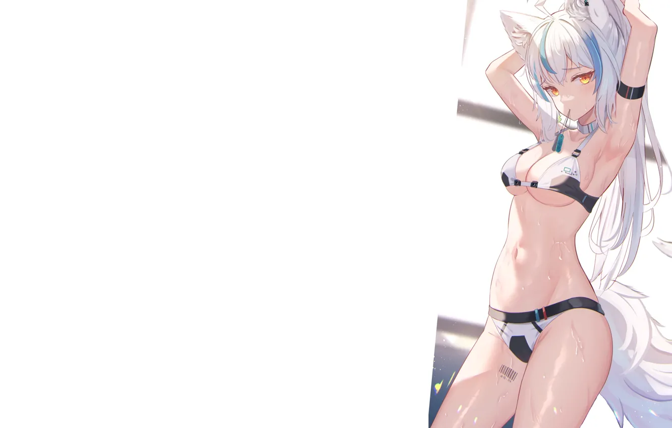 Фото обои kawaii, girl, hot, sexy, wet, sexy girl, anime, pretty