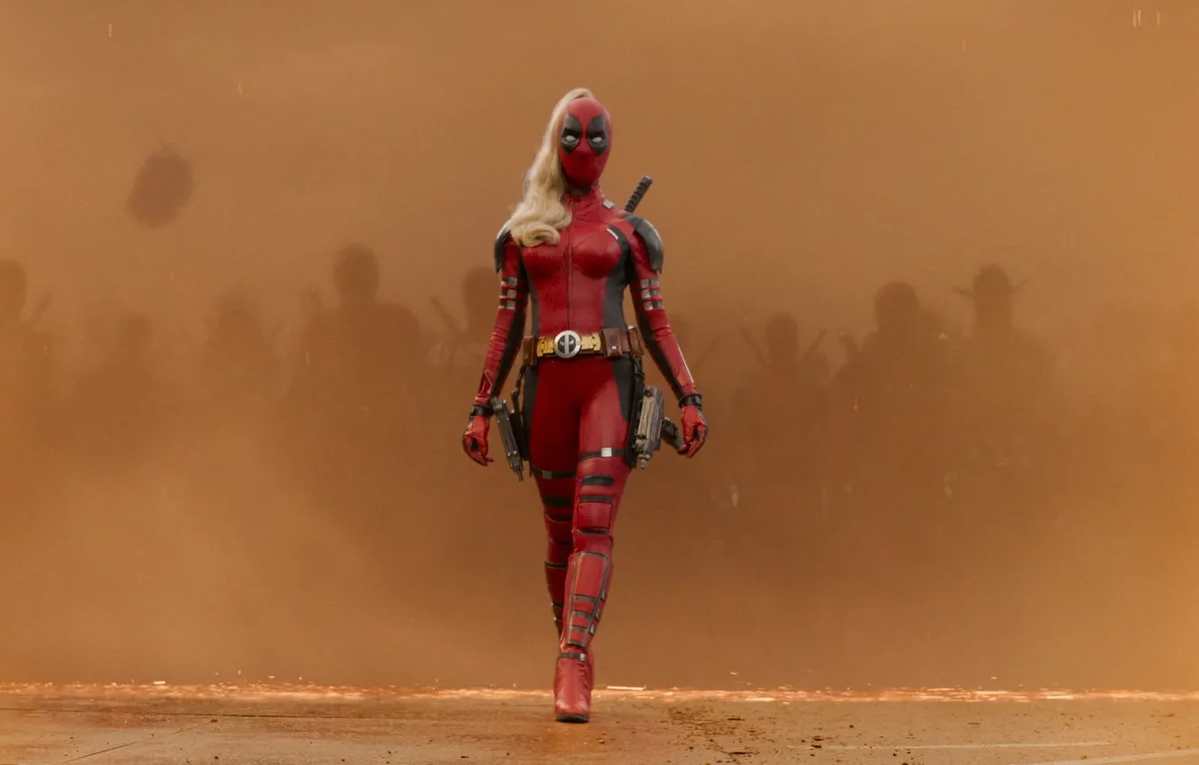 Фото обои female, corps, deadpool