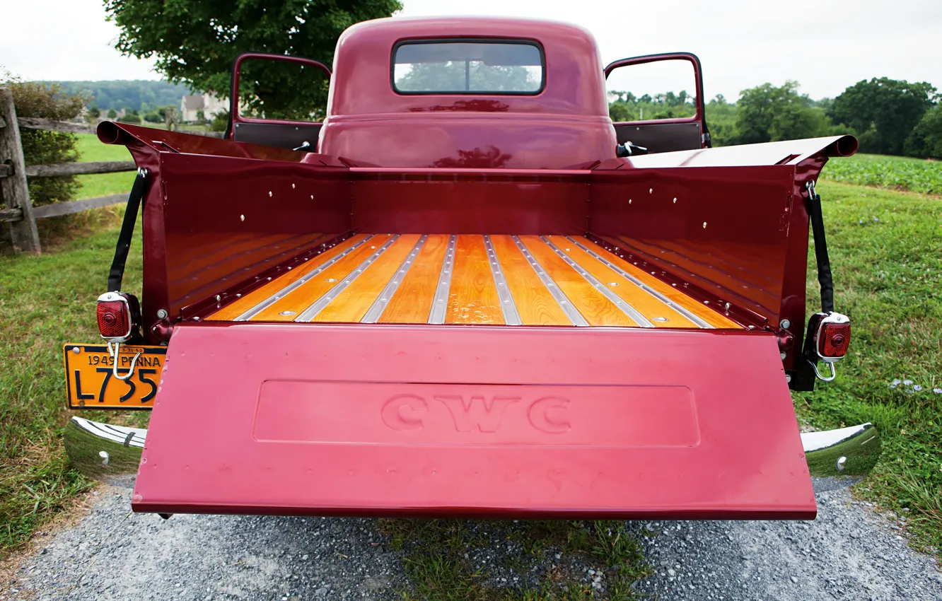 Фото обои 150, кузов, пикап, GMC, 1949, корма, борт, Pickup Truck