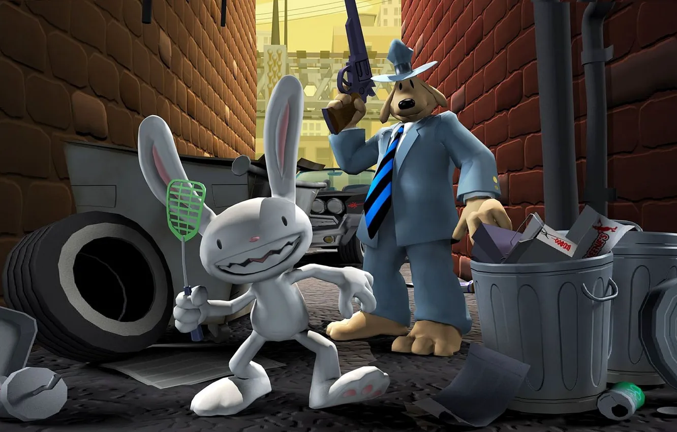 Фото обои игра, game, adventure, Telltale Games, quest, Sam and Max, Save the world