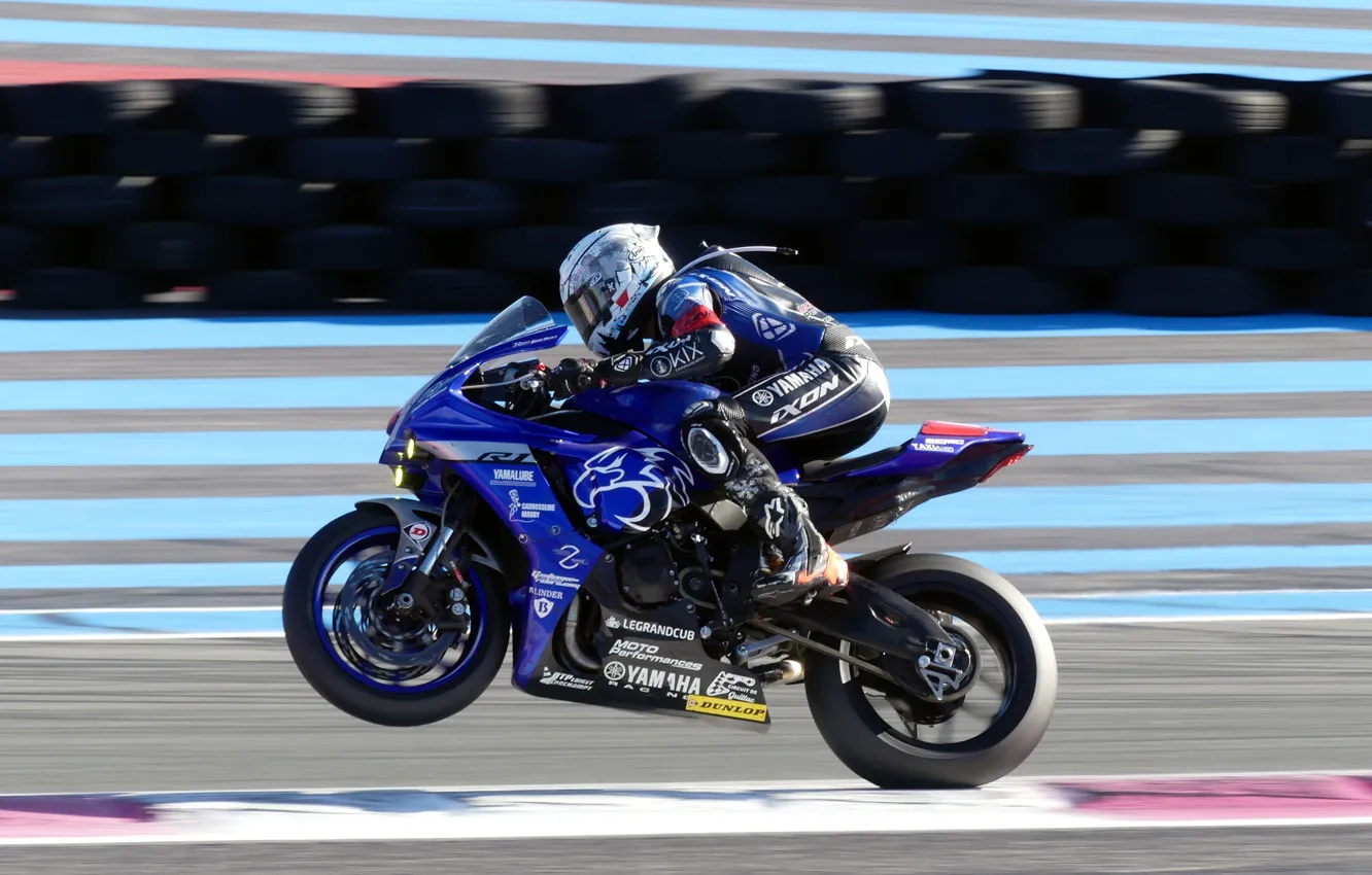 Фото обои Yamaha, Paul Ricard, Motorbike, yamaha r1, Boldor