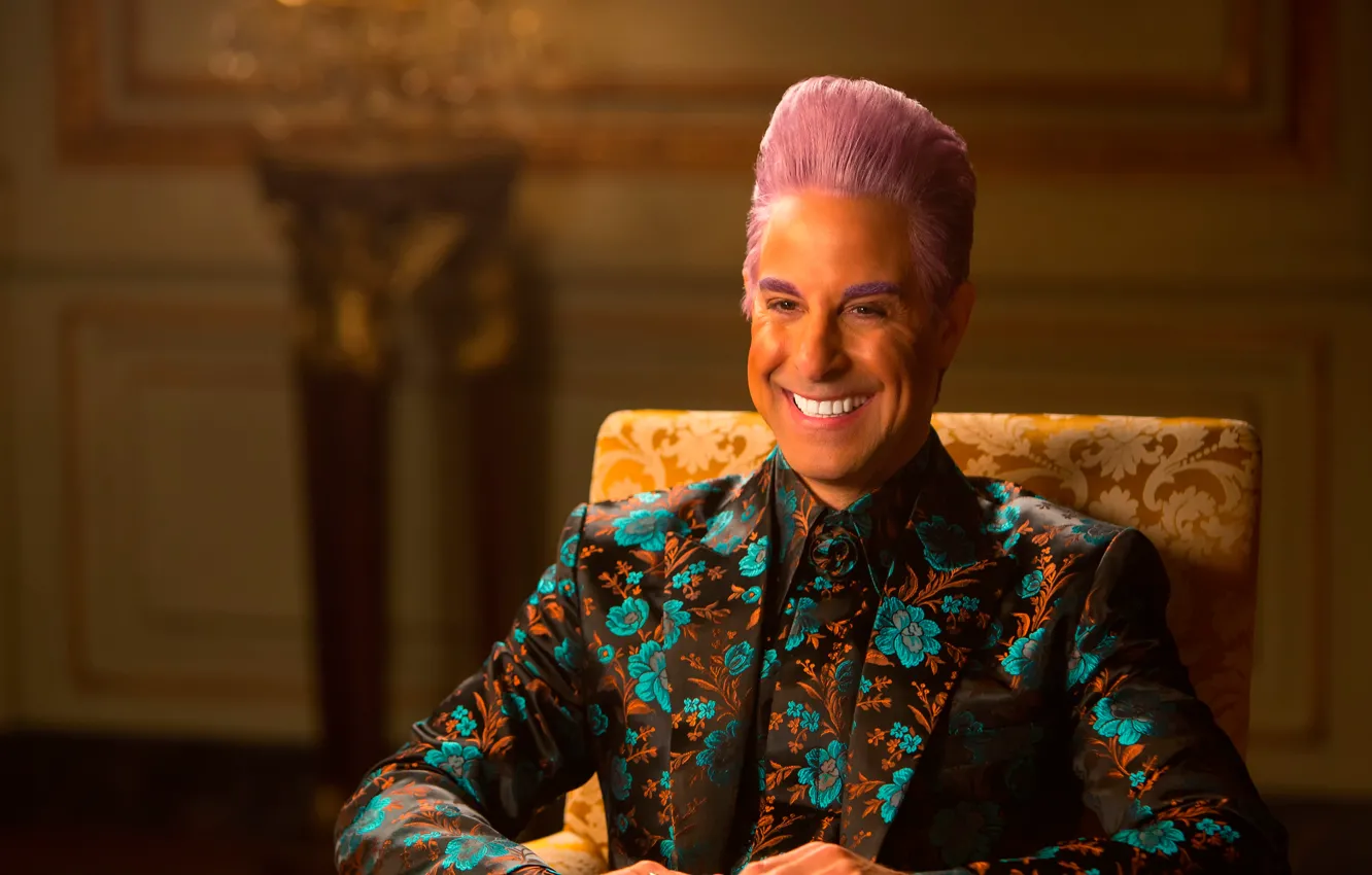 Фото обои The Hunger Games:Mockingjay, Голодные игры:Сойка-пересмешница, Stanley Tucci, Caesar Flickerman