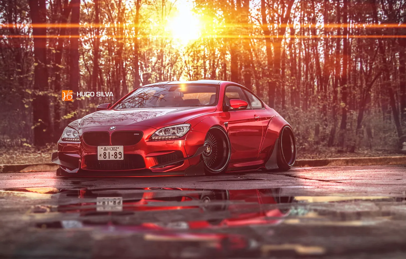 Фото обои photoshop, BMW M6, Coupe F13, body kit