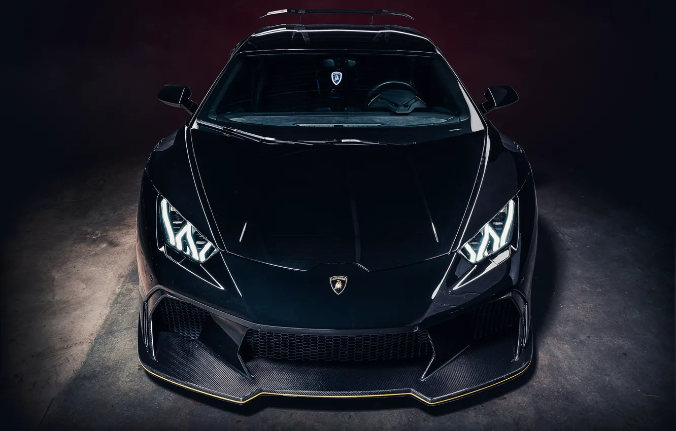 Фото обои Lamborghini, автомобиль, передок