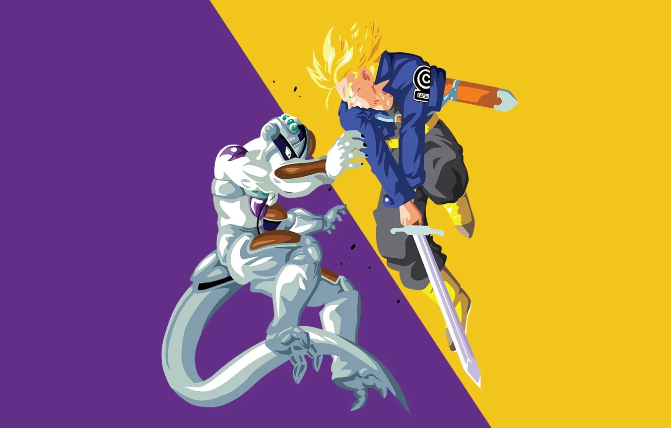 Фото обои DBS, anime, manga, Dragon Ball, Trunks, Dragon Ball Super, japonese, Frreza