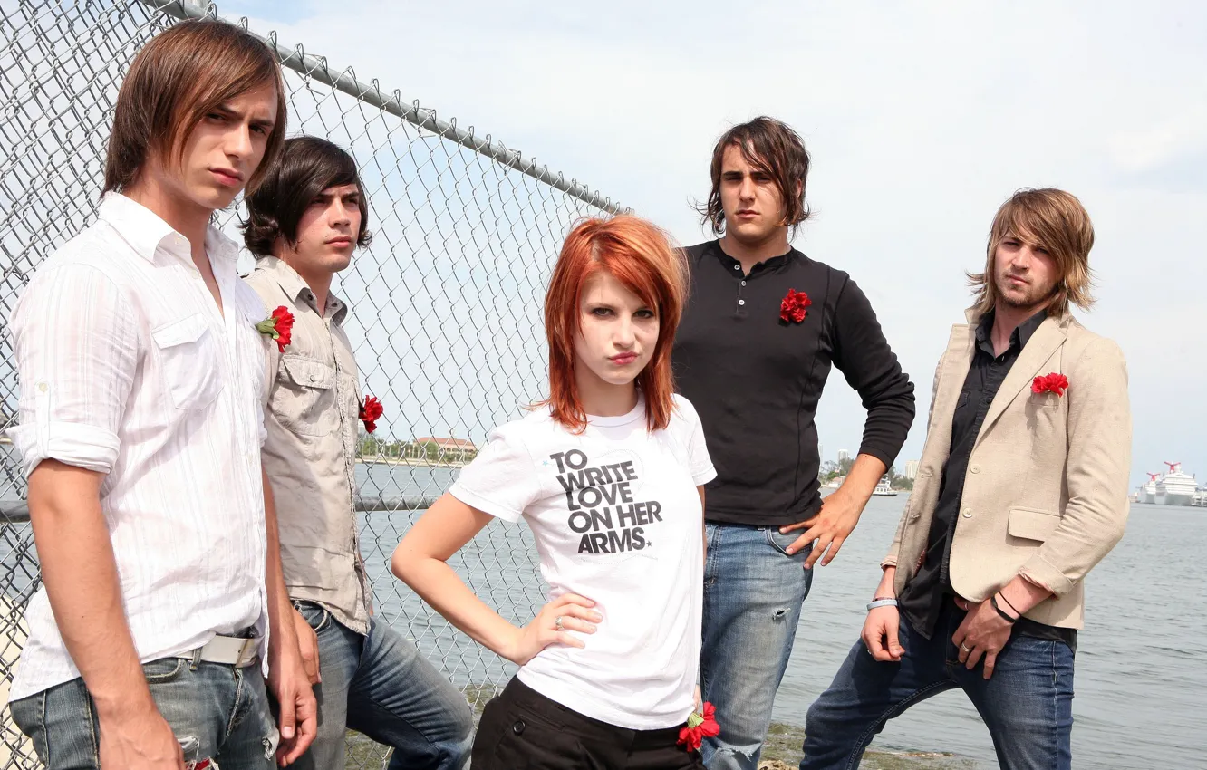 Фото обои группа, rock, Hayley Williams, Paramore