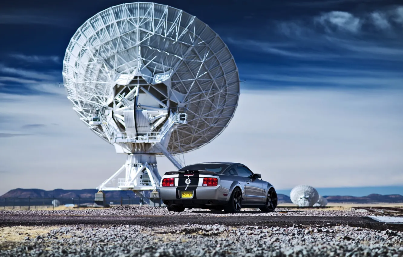 Фото обои car, антенна, форд, ford mustang, радар, lunchbox photoworks