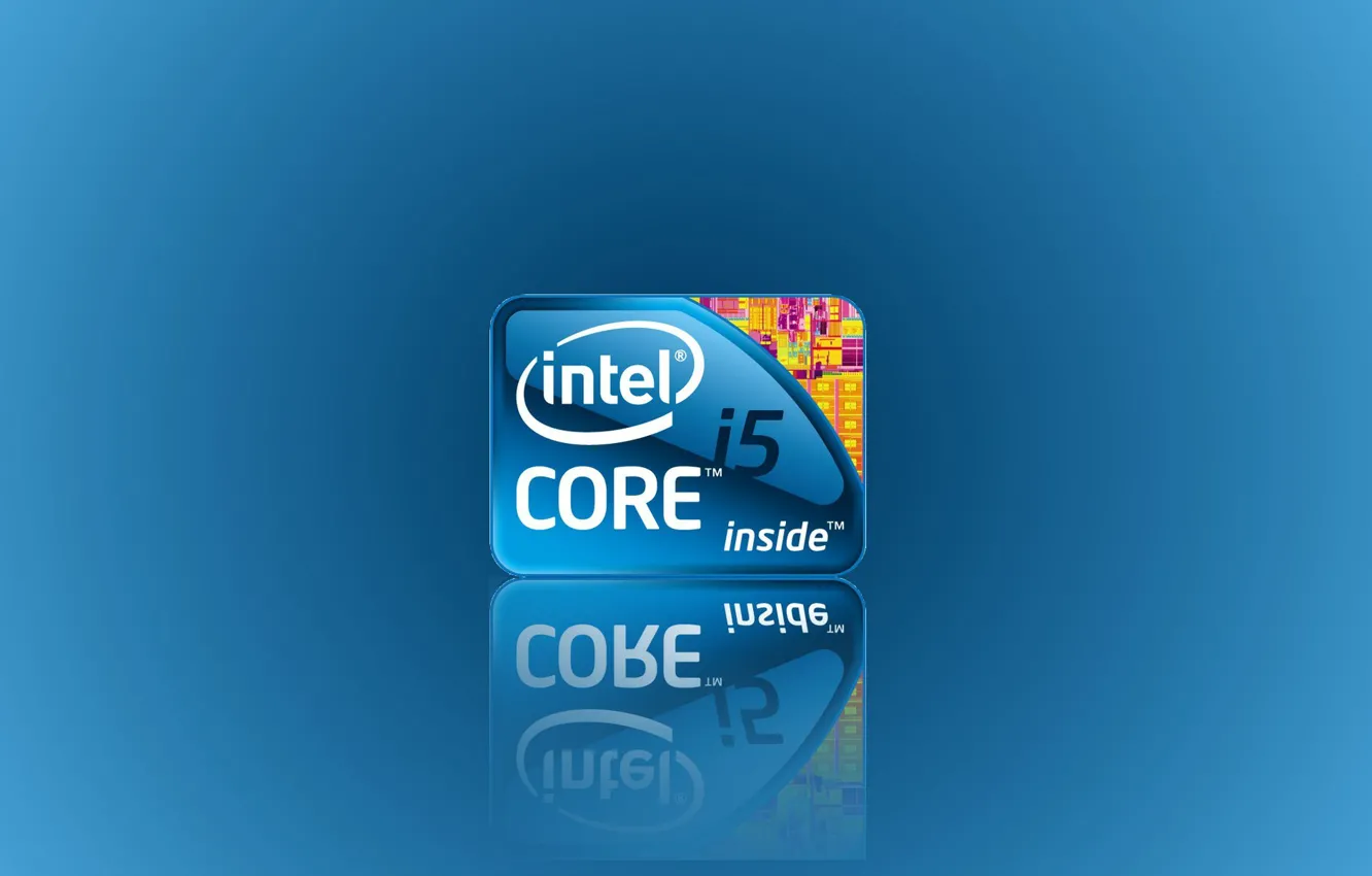 Фото обои intel, процессор, core i5