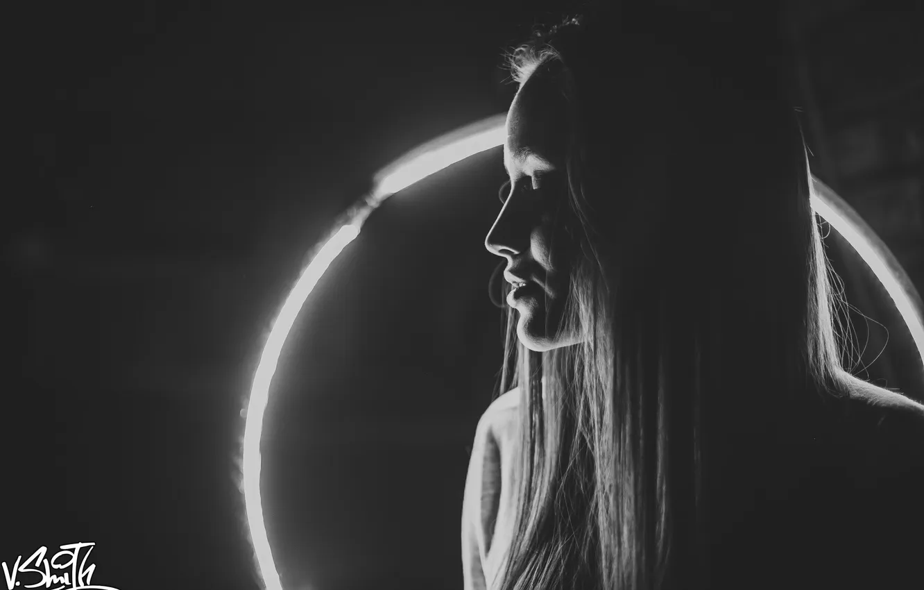 Фото обои девушка, лицо, волосы, фотограф, girl, photography, photographer, Владимир Смит