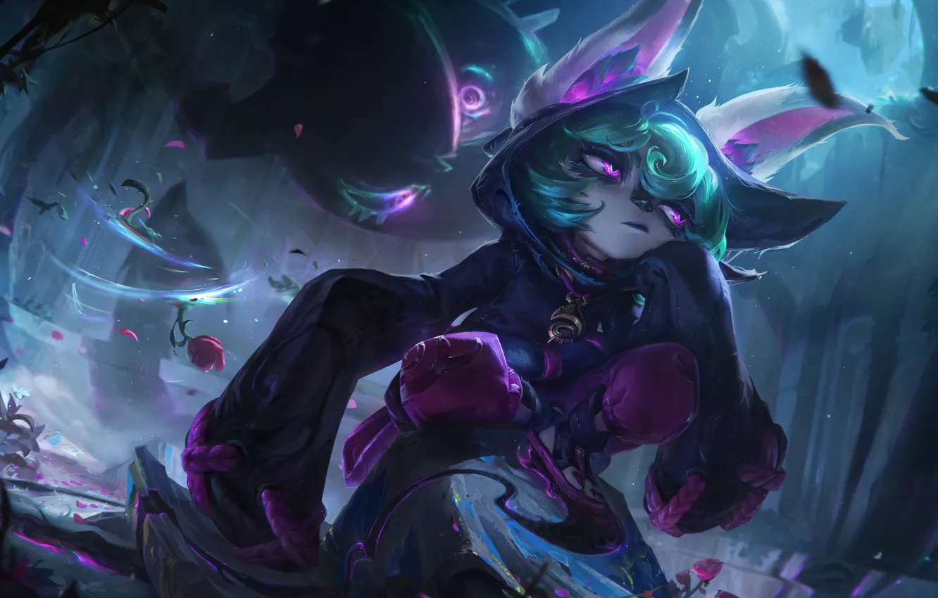 Фото обои безысходность, тень, game, character, персонаж, League of Legends, LOL, Лига Легенд