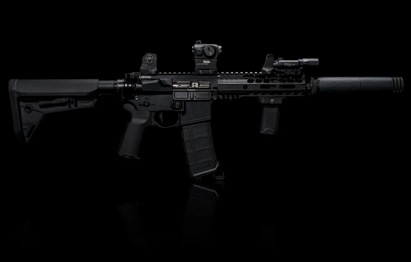 Фото обои дизайн, оружие, assault rifle, AR-15, штурмовая винтовка