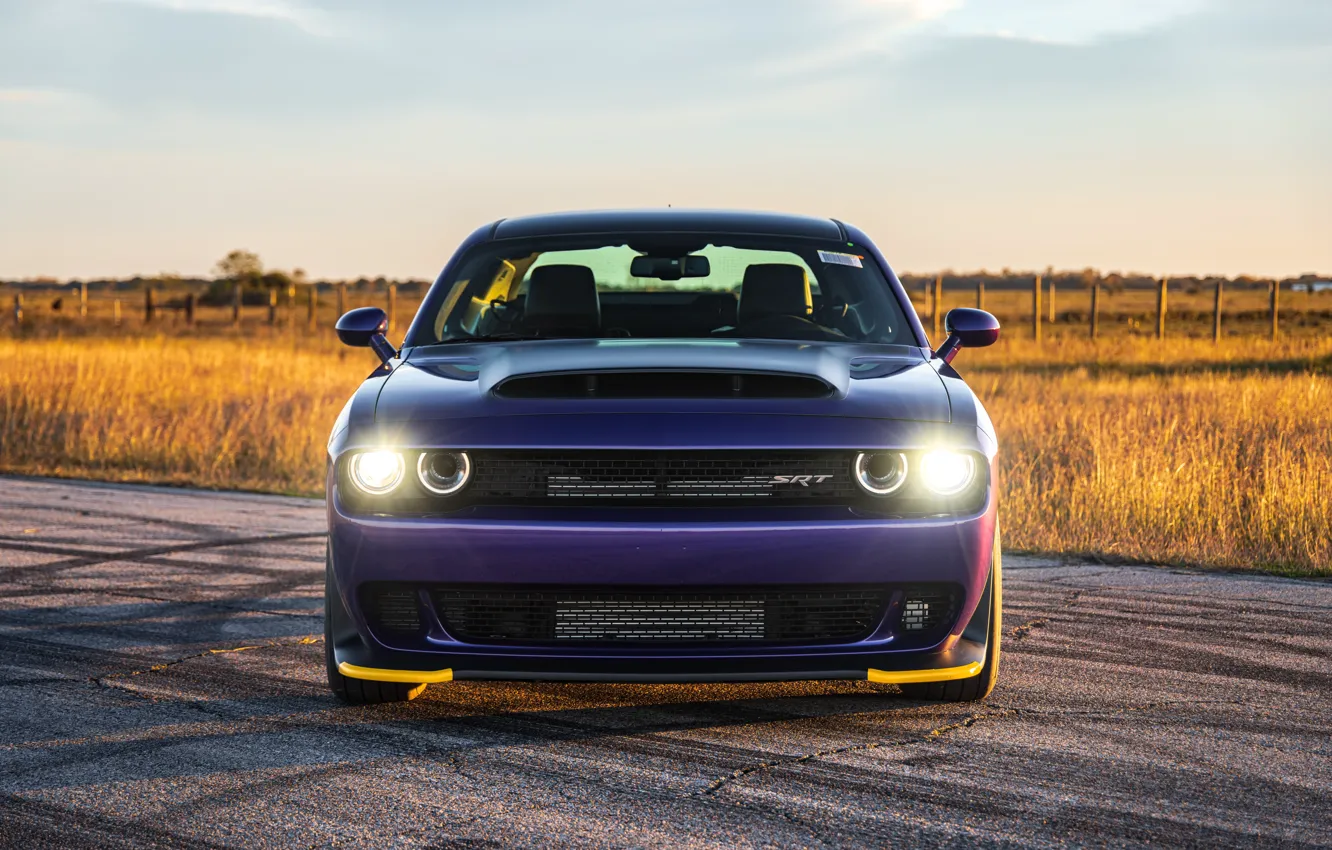 Фото обои Dodge, Challenger, Hennessey, Hennessey Dodge Challenger SRT Demon