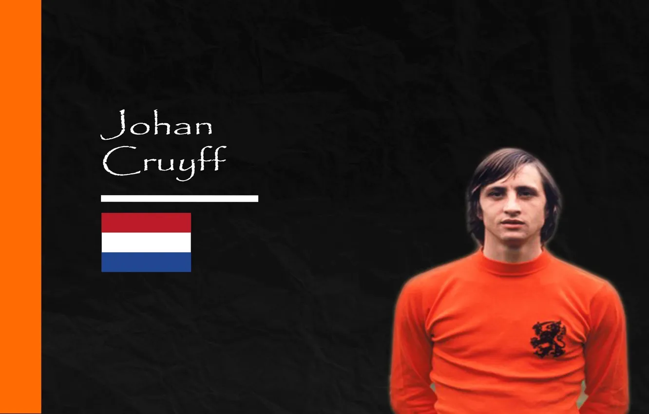 Фото обои Нидерланды, футболист, нападающий, летучий голландец, Йохан Кройф