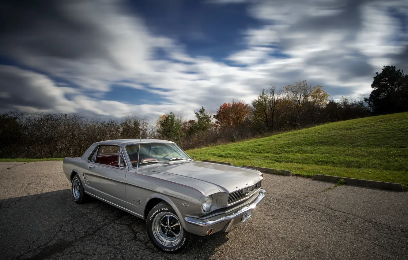 Фото обои Mustang, Automobile, Long Exposure