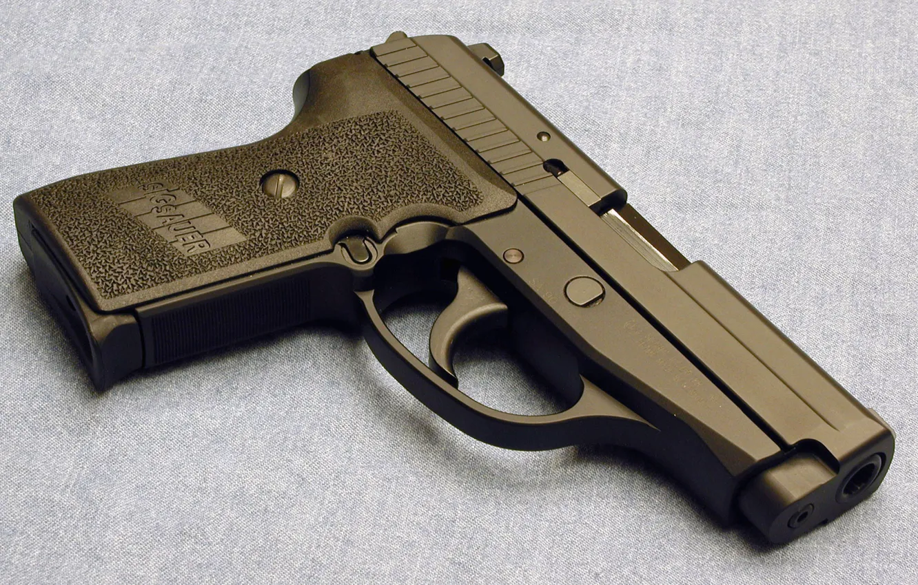Фото обои пистолет, ствол, sig sauer