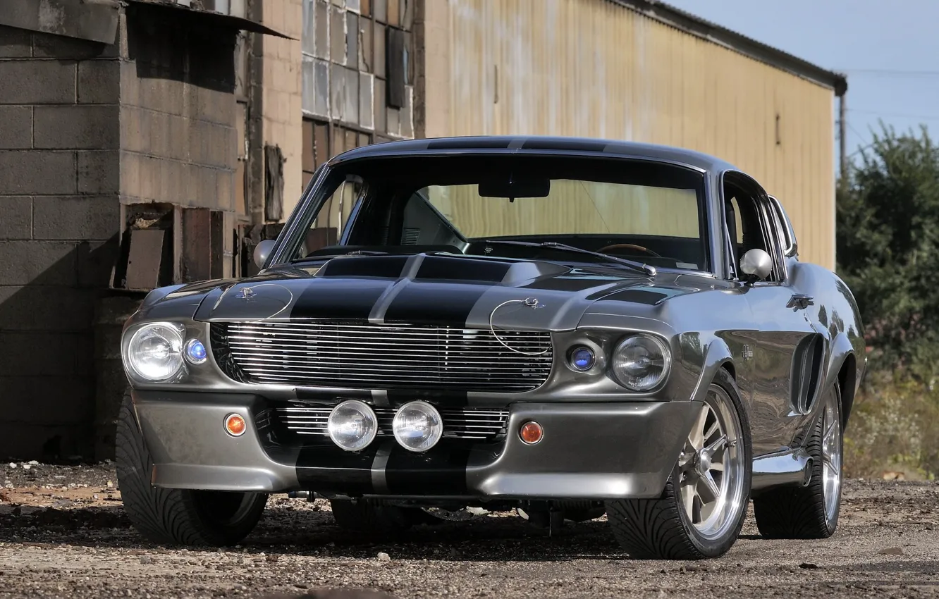 Фото обои Mustang, Ford, Shelby, GT500, Eleanor, 1967, Cobra