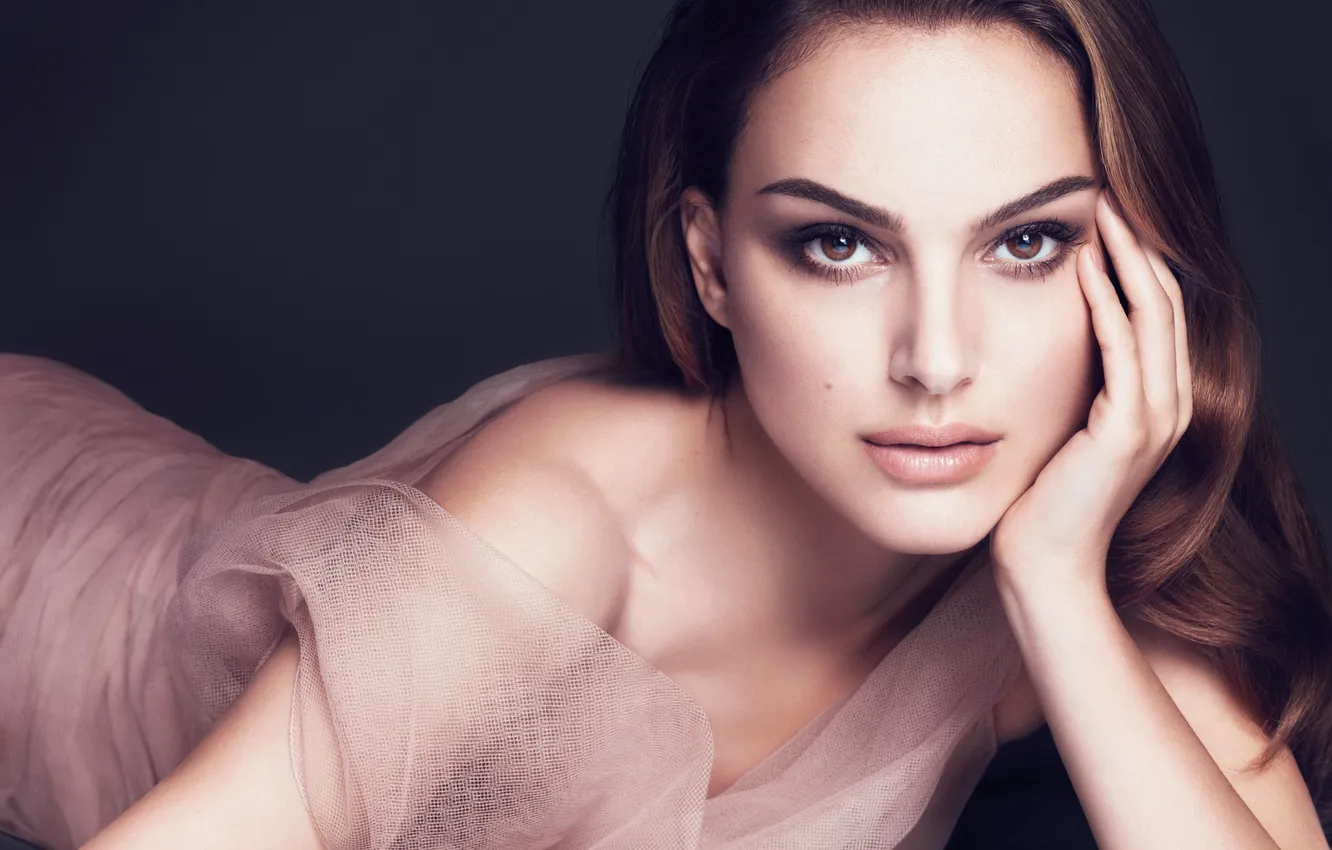 Фото обои лицо, красавица, новое, Портман, Натали, Dior Forever, дома Dior