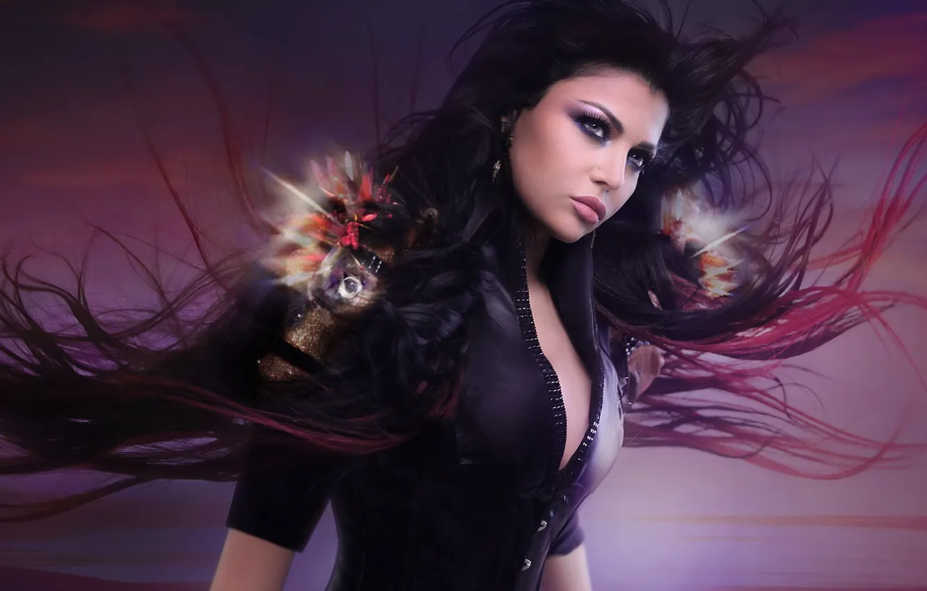 Фото обои девушка, актриса, певица, haifa wehbe