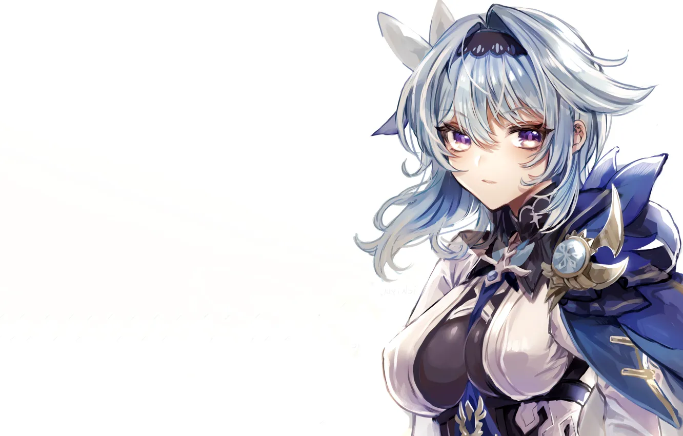 Фото обои girl, sexy, cleavage, long hair, dress, boobs, anime, beautiful