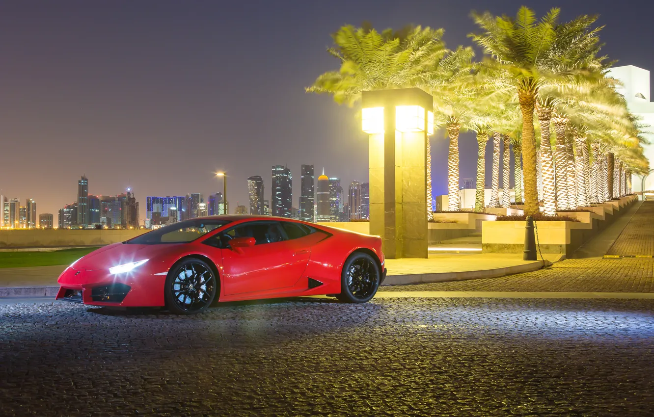 Фото обои Lamborghini, ламборгини, Huracan, хуракан, LP 580-2