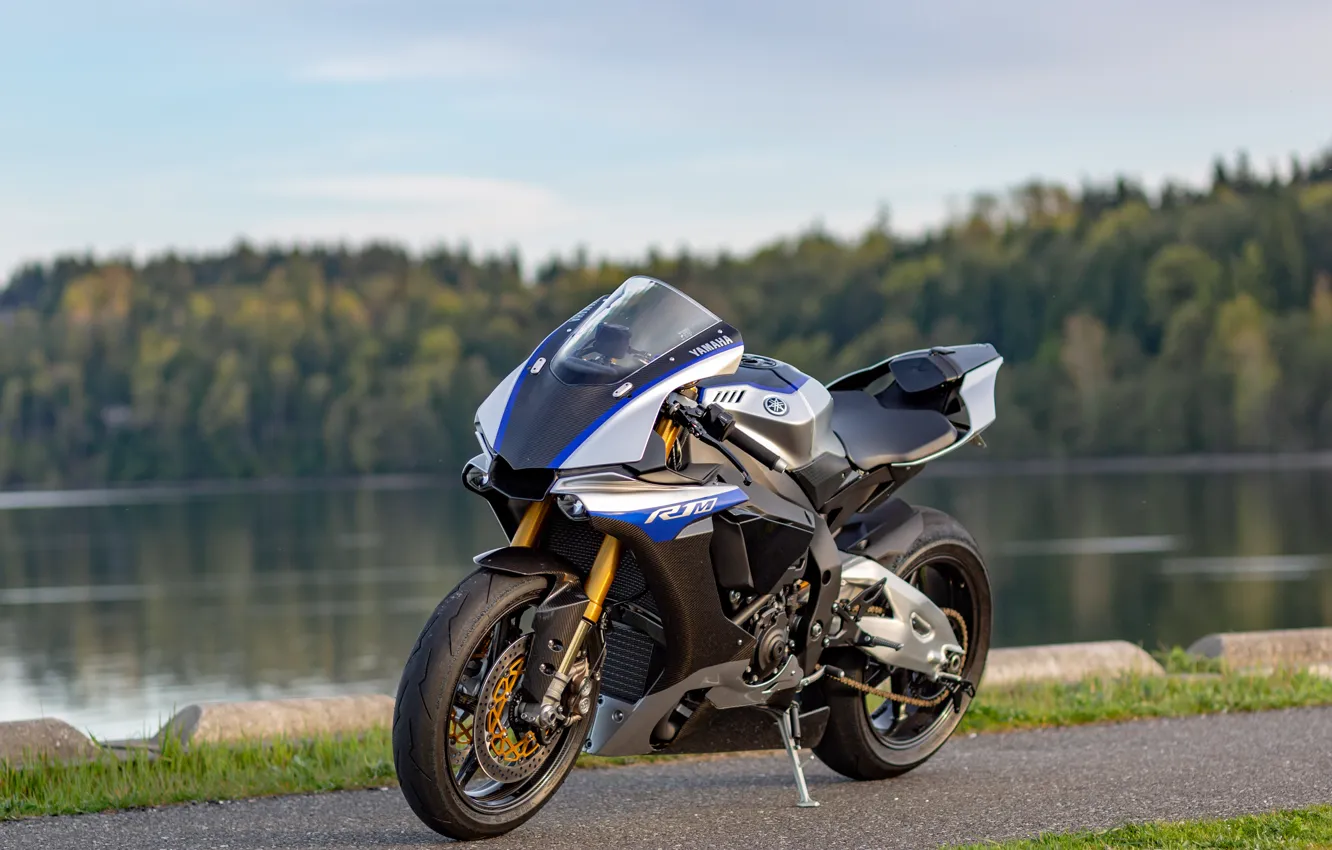 Фото обои дизайн, стиль, мотоцикл, бритва, Yamaha R1M