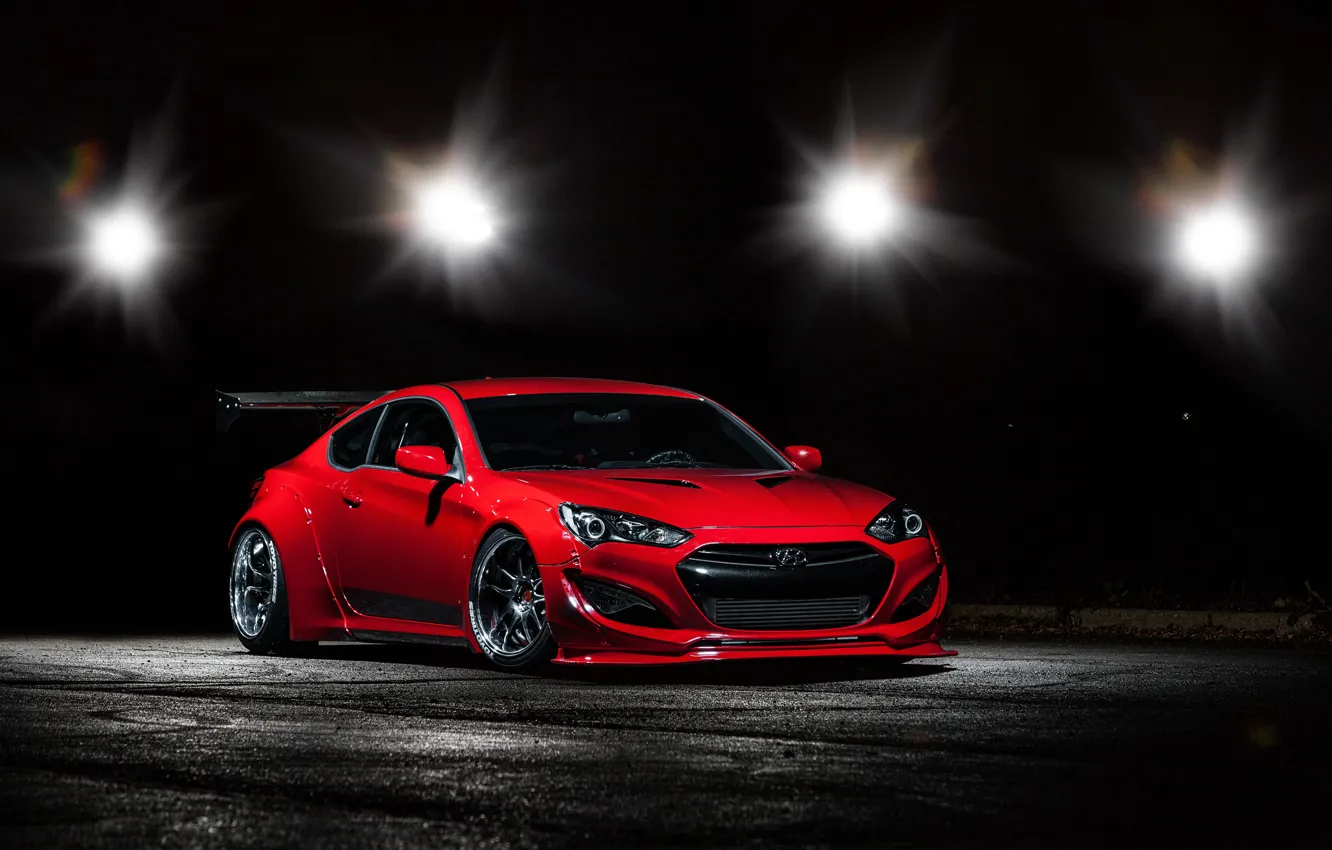 Фото обои Hyundai, Coupe, Genesis, 2014, BTR