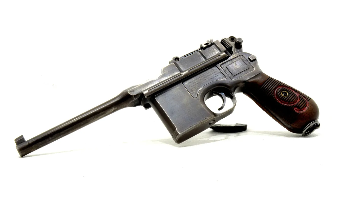 Фото обои пистолет, «Маузер», магазинный, Mauser C96