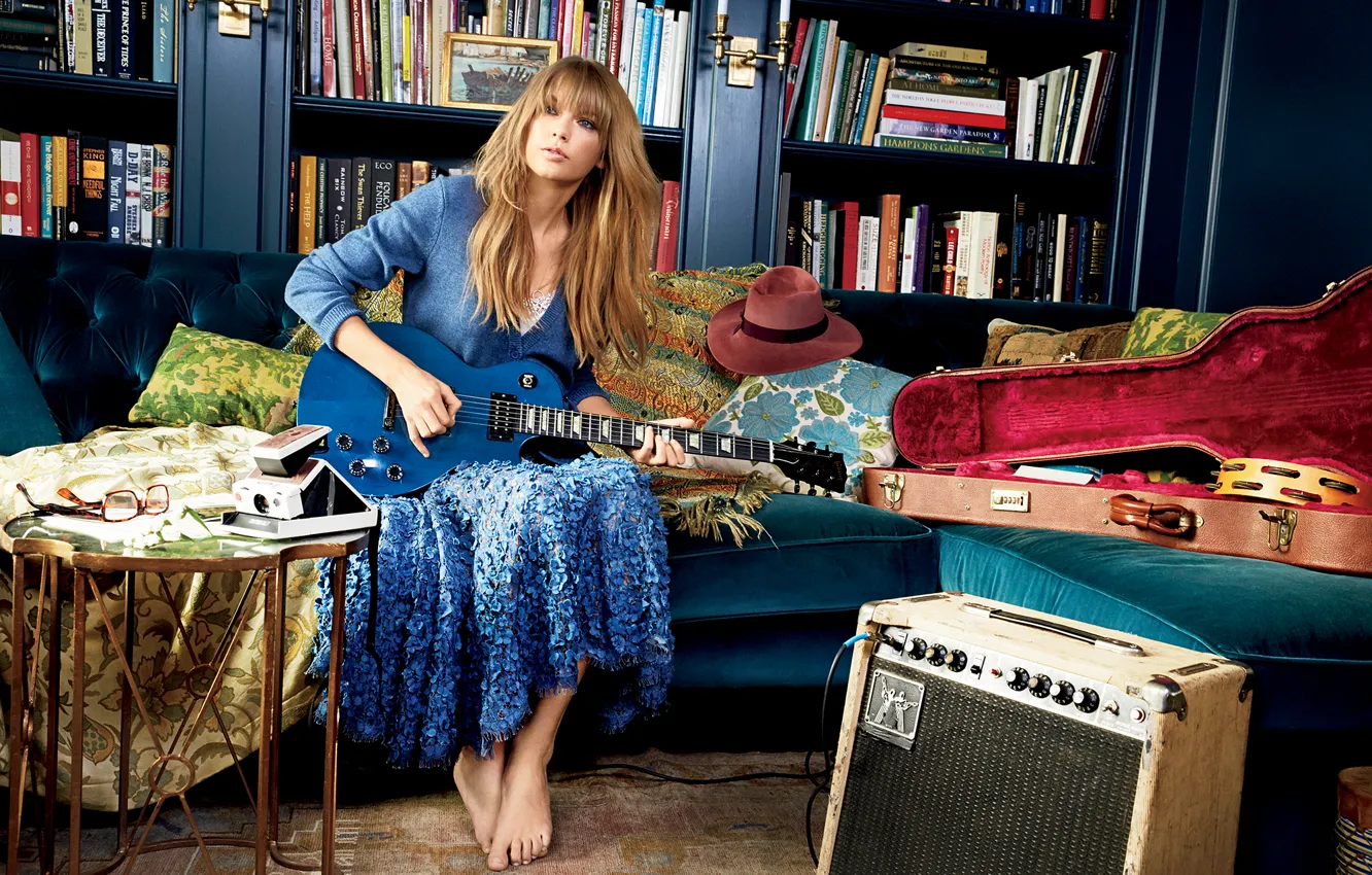 Фото обои Taylor Swift, фотосессия, журнал Glamour