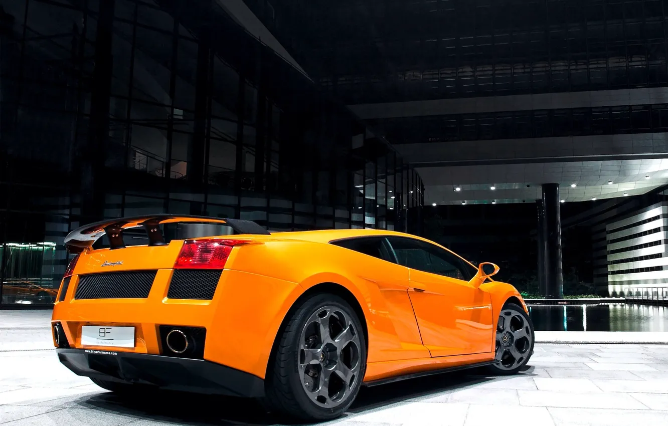 Фото обои 2008, Lamborghini, Gallardo, supercar, yellow, GT 540, Bf performance