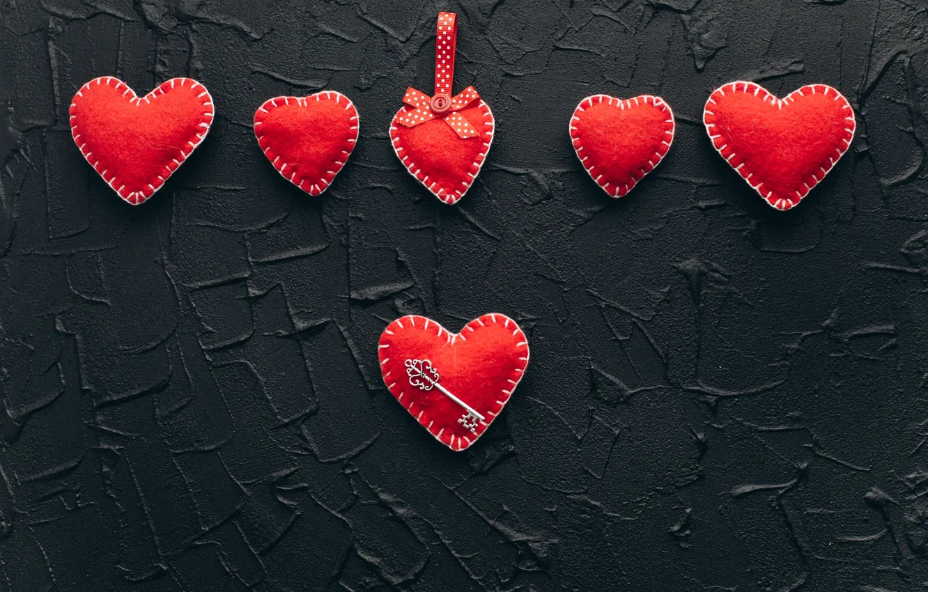 Фото обои любовь, сердце, red, love, key, romantic, hearts, valentine's day