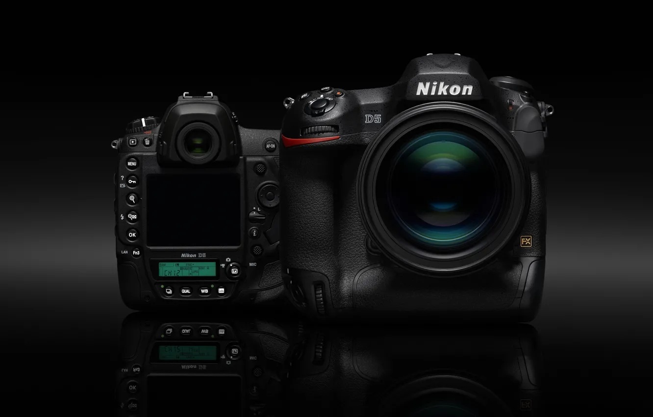 Фото обои Nikon, digital, camera, dslr, tecnology, Nikon d5