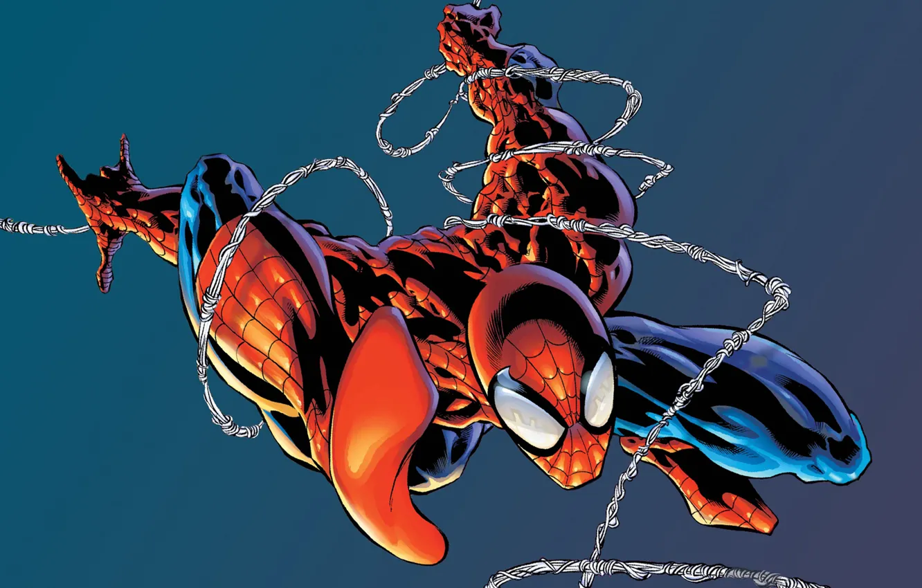 Фото обои фон, marvel, комикс, comics, марвел, Spider-Man, Человек-Паук