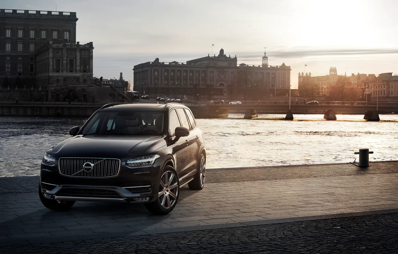 Фото обои машина, Volvo, Швеция, вольво, Volvo XC90, XC90. автомобиль, статус, надёжность