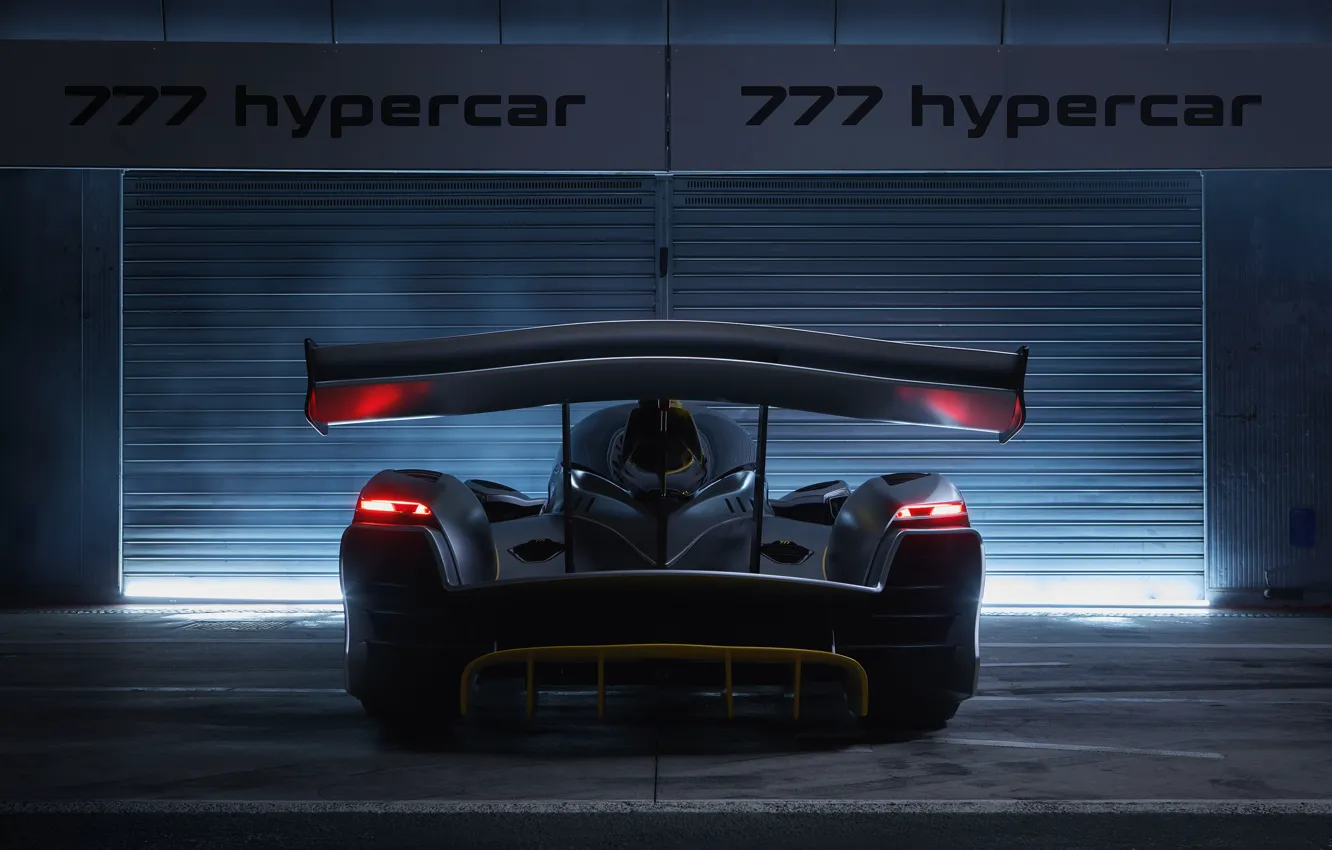 Фото обои rear, 2023, 777 hypercar