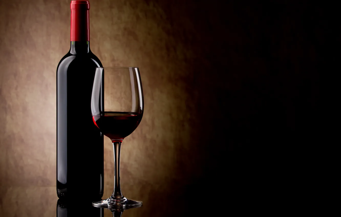 Фото обои стекло, вино, красное, бокал, бутылка, red, glass, wine