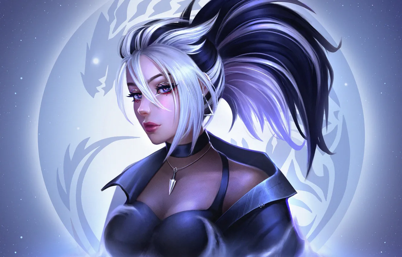 Фото обои Art, Akali, League of Legends, LoL, Fanart, KDA, KDA Akali
